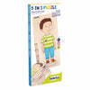 Beleduc puzzle a strati in legno ragazzo - 5 strati
