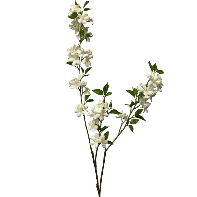 Roberts collection flor artificial en spray 101cm crema