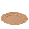 Placa base Decoris con diseño de lazo ã˜33cm plástico dorado