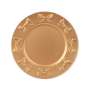 Placa base Decoris con diseño de lazo ã˜33cm plástico dorado - afbeelding 2
