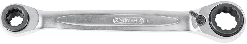 STRUMENTI KS Ratchet Ring Spanner 4 in 1