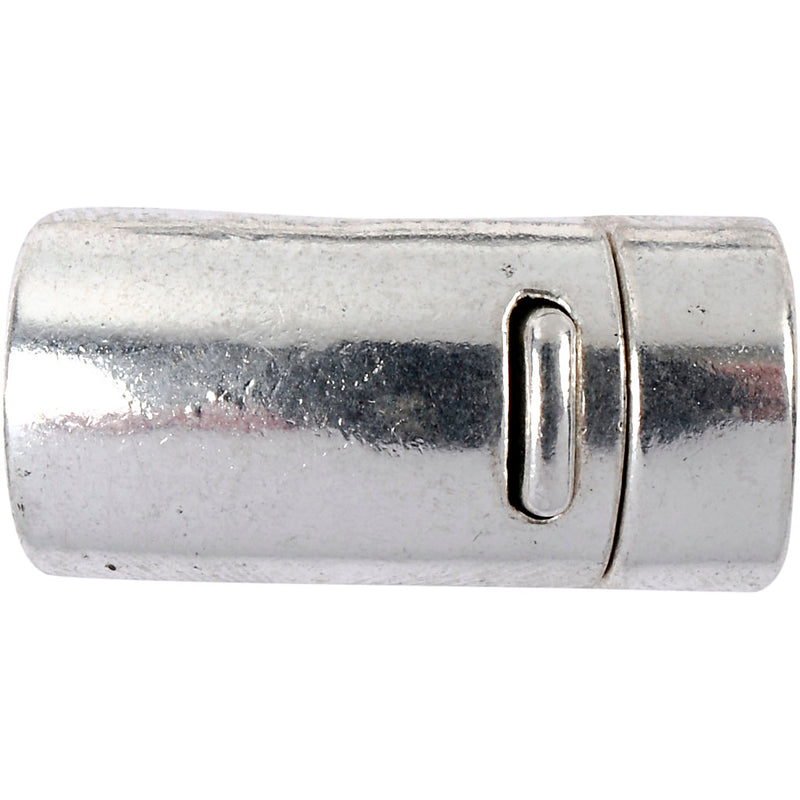 Chiusura magnetica Creativ Company, d 26 mm, dimensione del foro 10 mm, argento antico, 1 pezzo