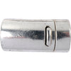 Chiusura magnetica Creativ Company, d 26 mm, dimensione del foro 10 mm, argento antico, 1 pezzo