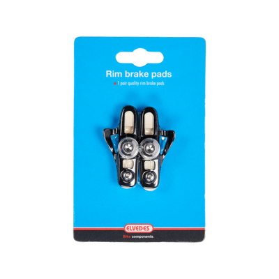 Elvedes pastillas de freno de llanta (1 par) Road55mm blanco alu shm.6835-CARD
