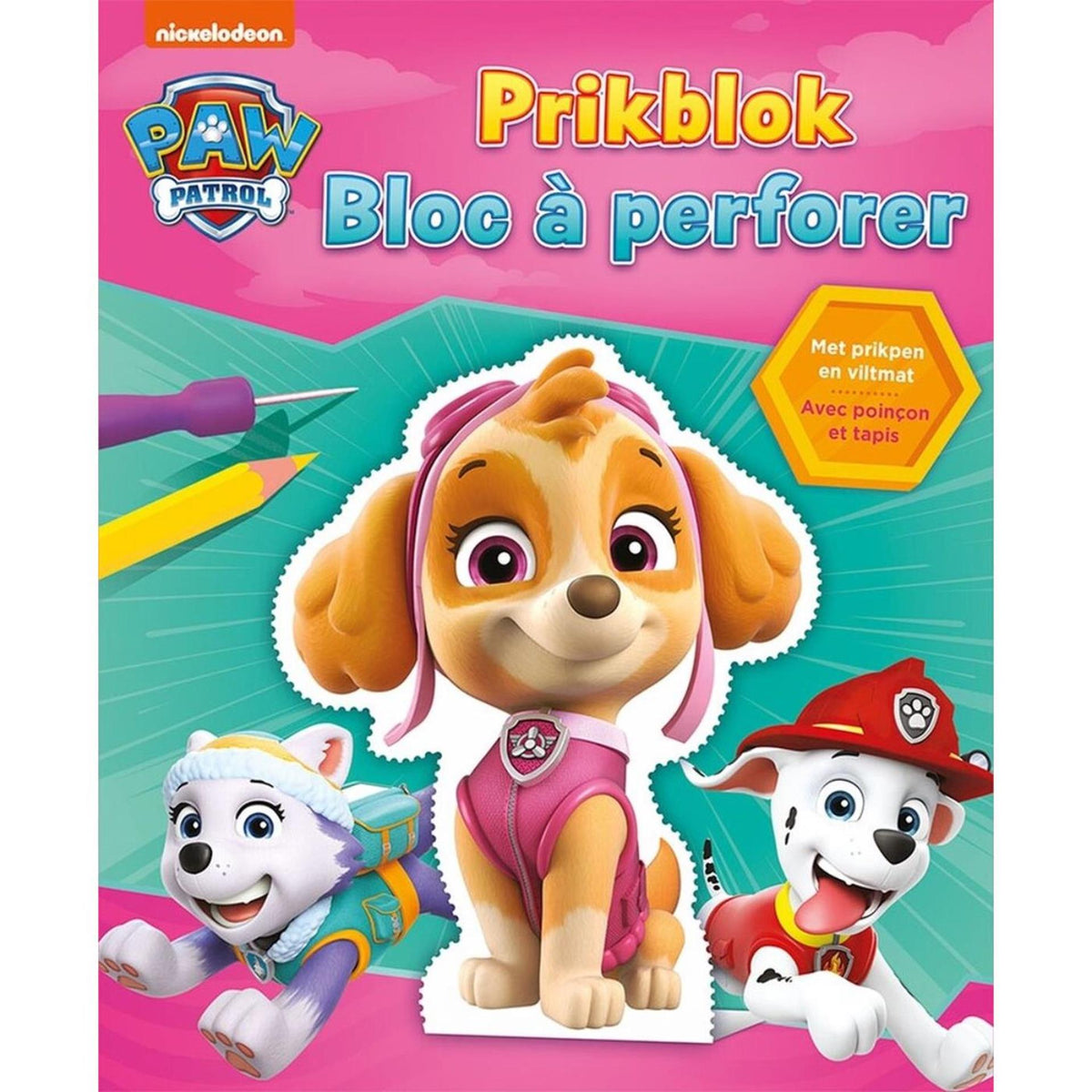 Deltas Paw Patrol Pinture Block Pink