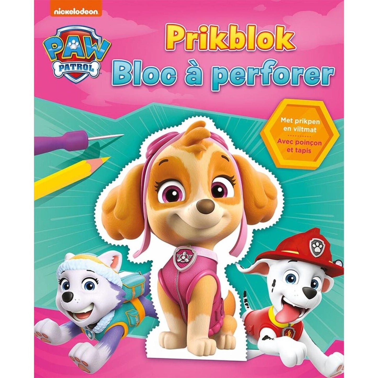 Deltas Paw Patrol Pinture Block Pink
