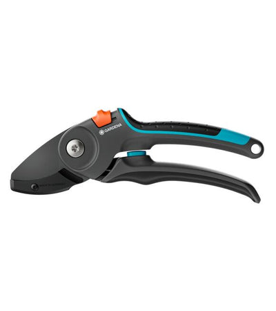 Gardena snoeischaar premiumcut pro voor droog hout met aambeeldsnede (grijs turquoise, 24 mm snoeidiameter)