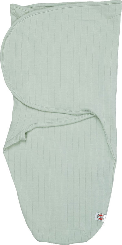 Lodger bundler - swaddle sleeping bag - green - 0.3 tog - 60cm (0-4m) - organic cotton - swaddle cloth
