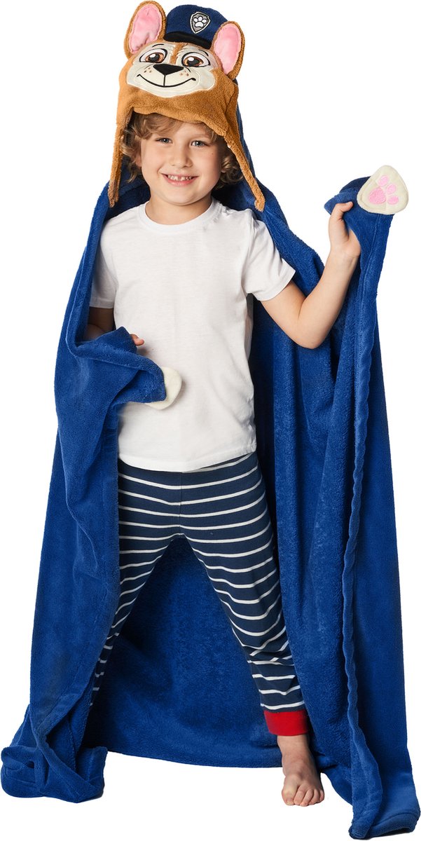 Paw patrol fleece deken chase afm:110x140cm