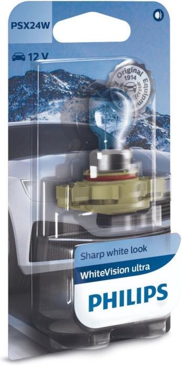 Philips whitevision ultra psx24w 12276wvub1 lampada singola