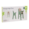 Silla de bebé de madera vintage Classic World