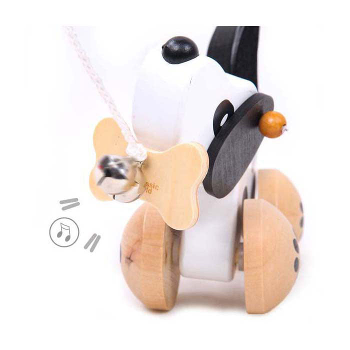 Classic world houten kwispel hondje