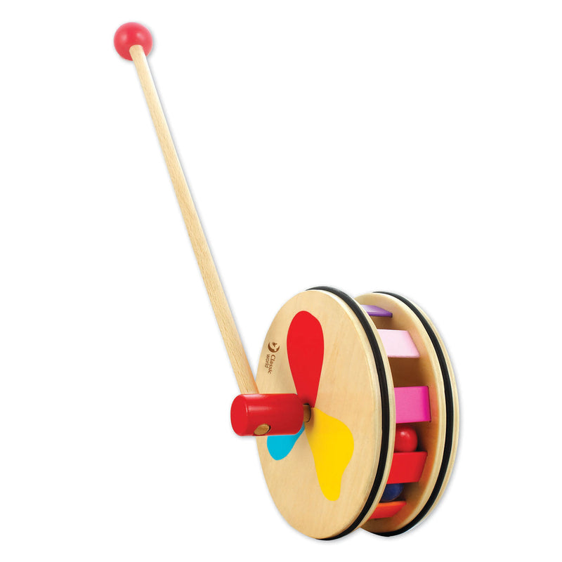 World World World World Wooden Figura Rainbow Wheel
