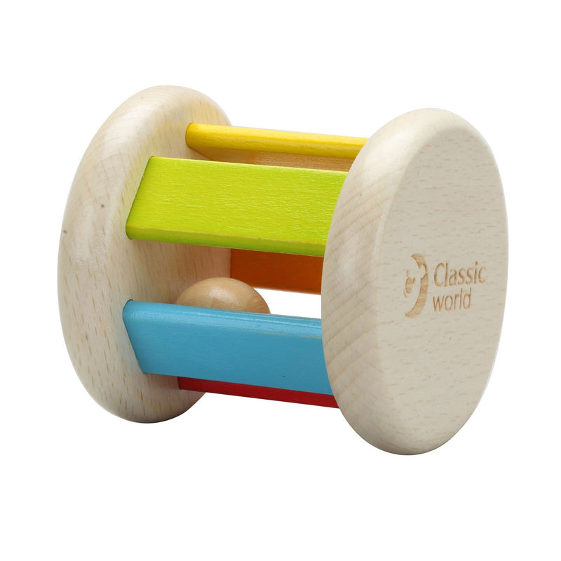Classic World World Wood Rattle Round
