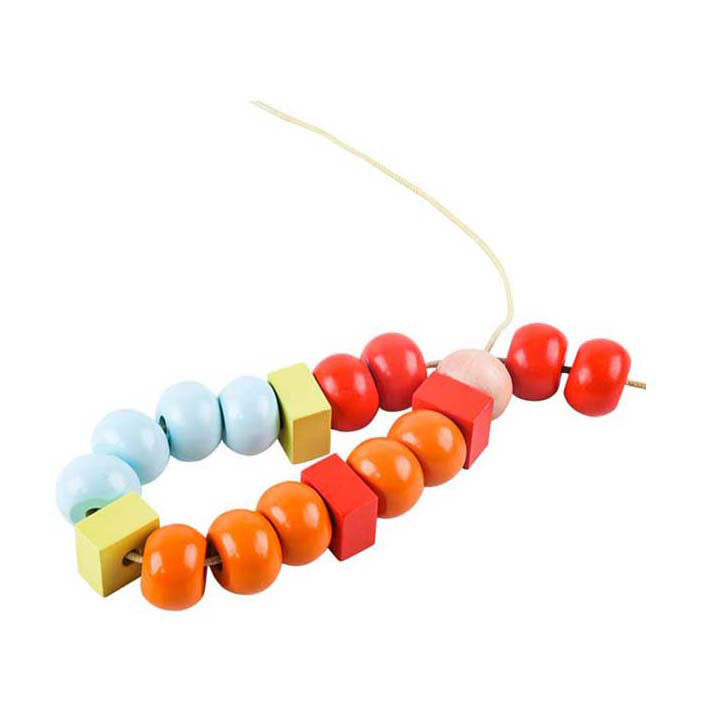 Classic World World Wooden Threading perline, 90dlg.