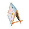 Classico magnete in legno in legno e lavagna