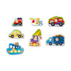 Classic World World Woodn Nick Puzzle Traffic, 8st.