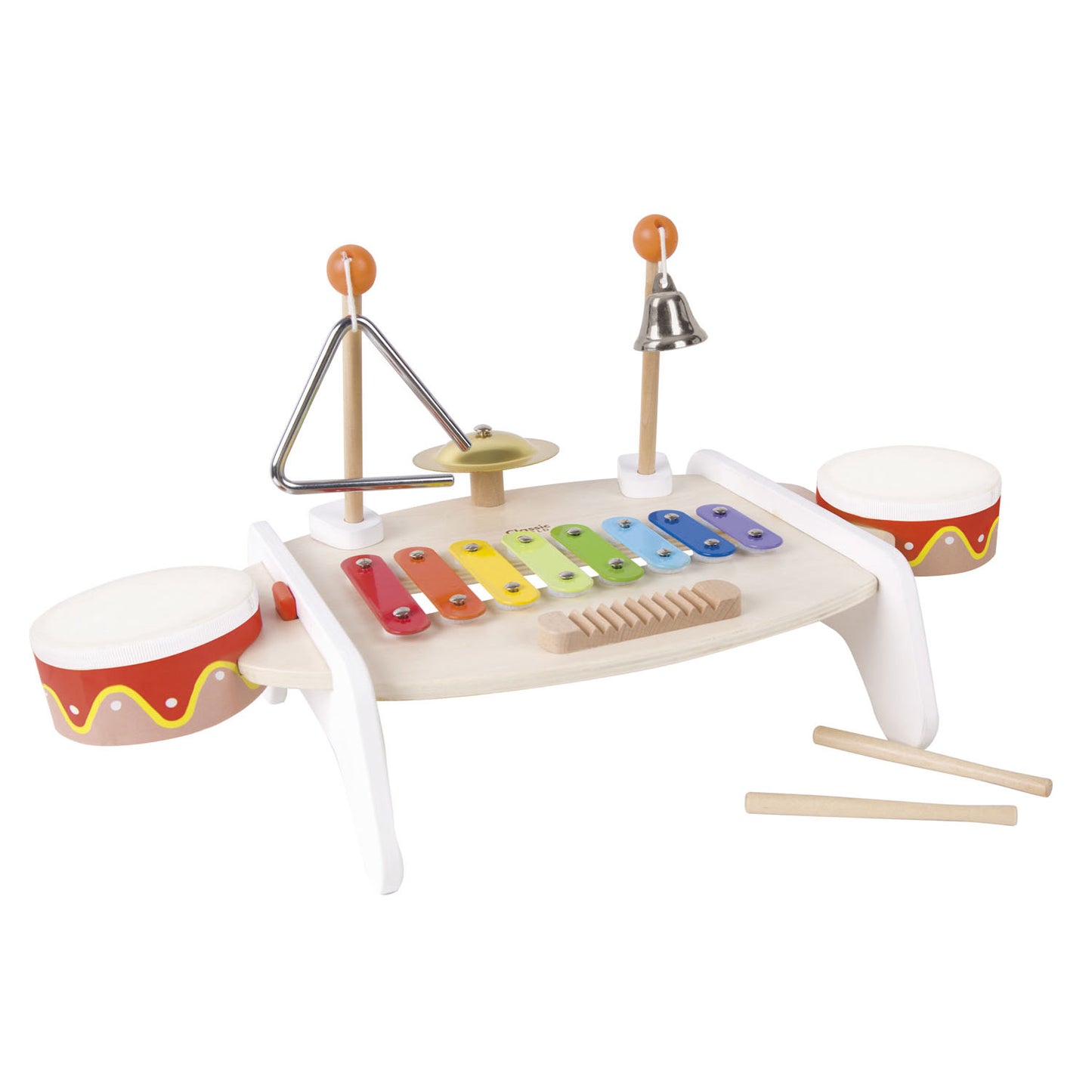 Classic world houten muziektafel