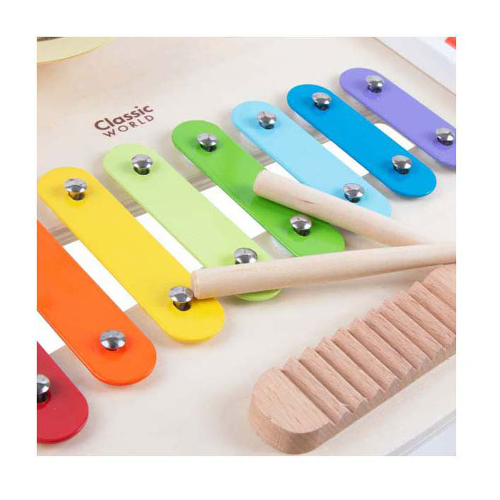 Classic world houten muziektafel