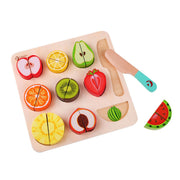 Classic world houten snijfruit, 20dlg. - afbeelding 1