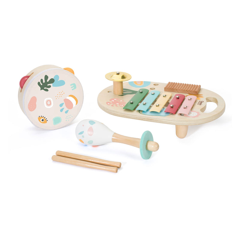 Classic World World Wooden Musical Instruments Set Iris