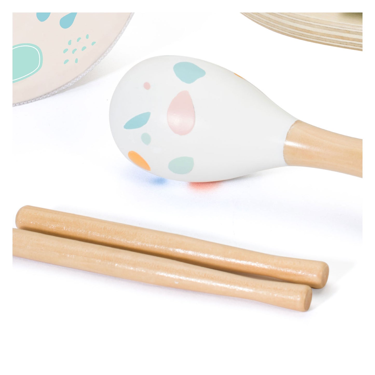 Classic World World Wooden Musical Instruments Set Iris