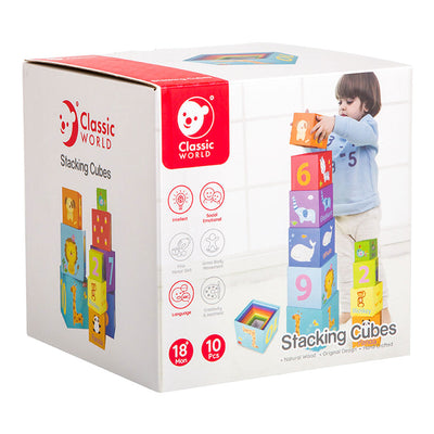World World World Apiling Blocks figuras y animales, 10dlg.