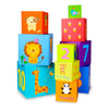 World World World Apiling Blocks figuras y animales, 10dlg.