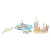Classic world houten visspel zeehond, 24dlg.