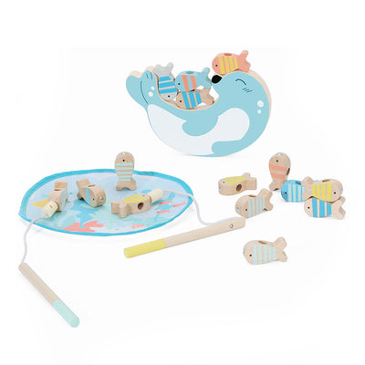Classic World World Wooden Fish Game Seal, 24dlg.