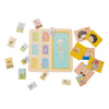 Classico puzzle a strato di legno in legno, 19dlg.