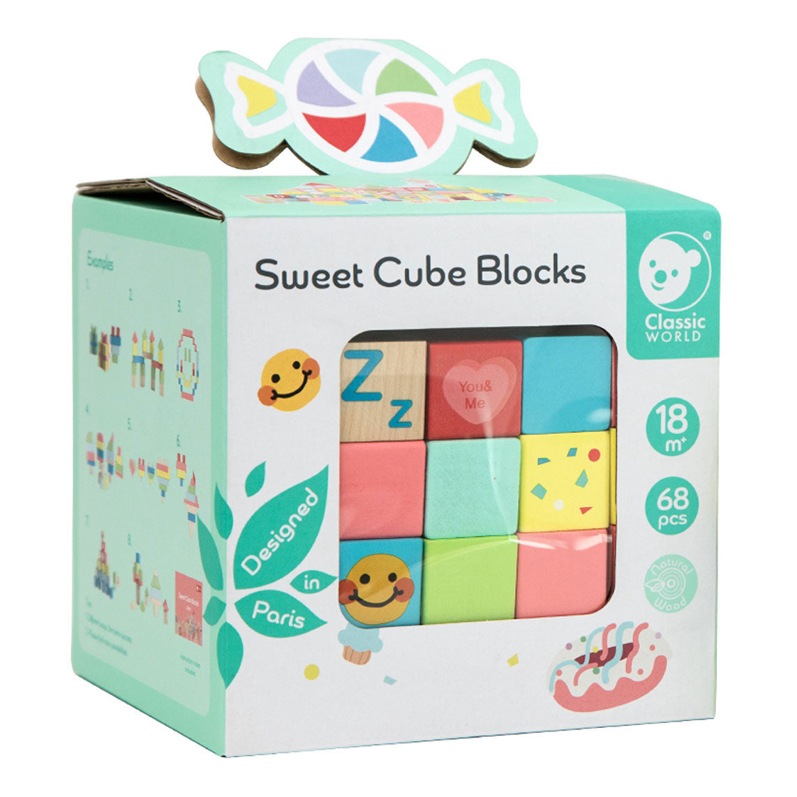 Classic World Wooden Sweet Cube Builds Builders