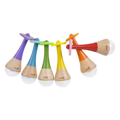 Maracas arcobaleno in legno classico World World World