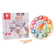 Classic World World Wood Learning Clock con forme Tic-Tac, 15dlg. - afbeelding 3