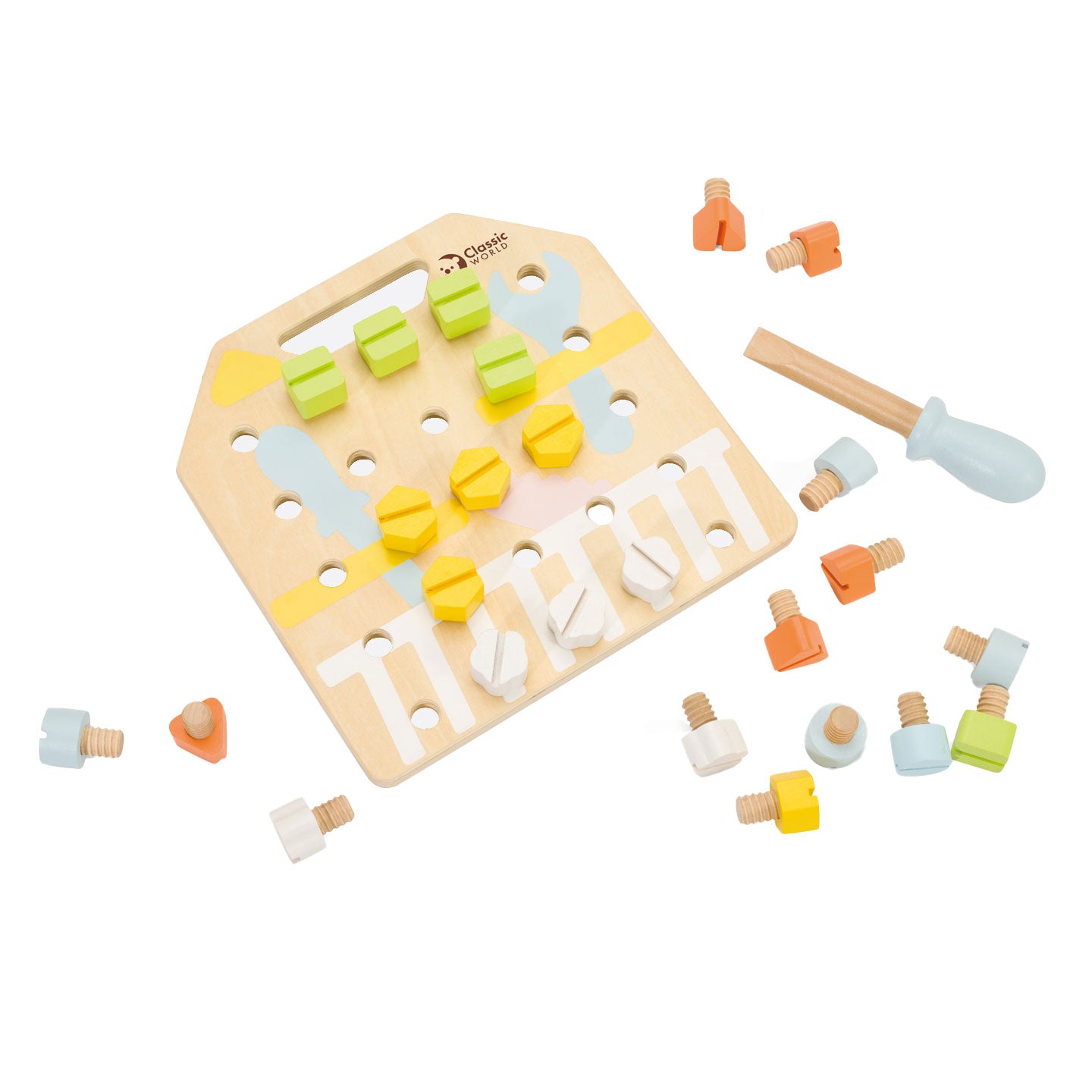 Classic World World Wooden Vite Board Coordination Game, 27DLG.