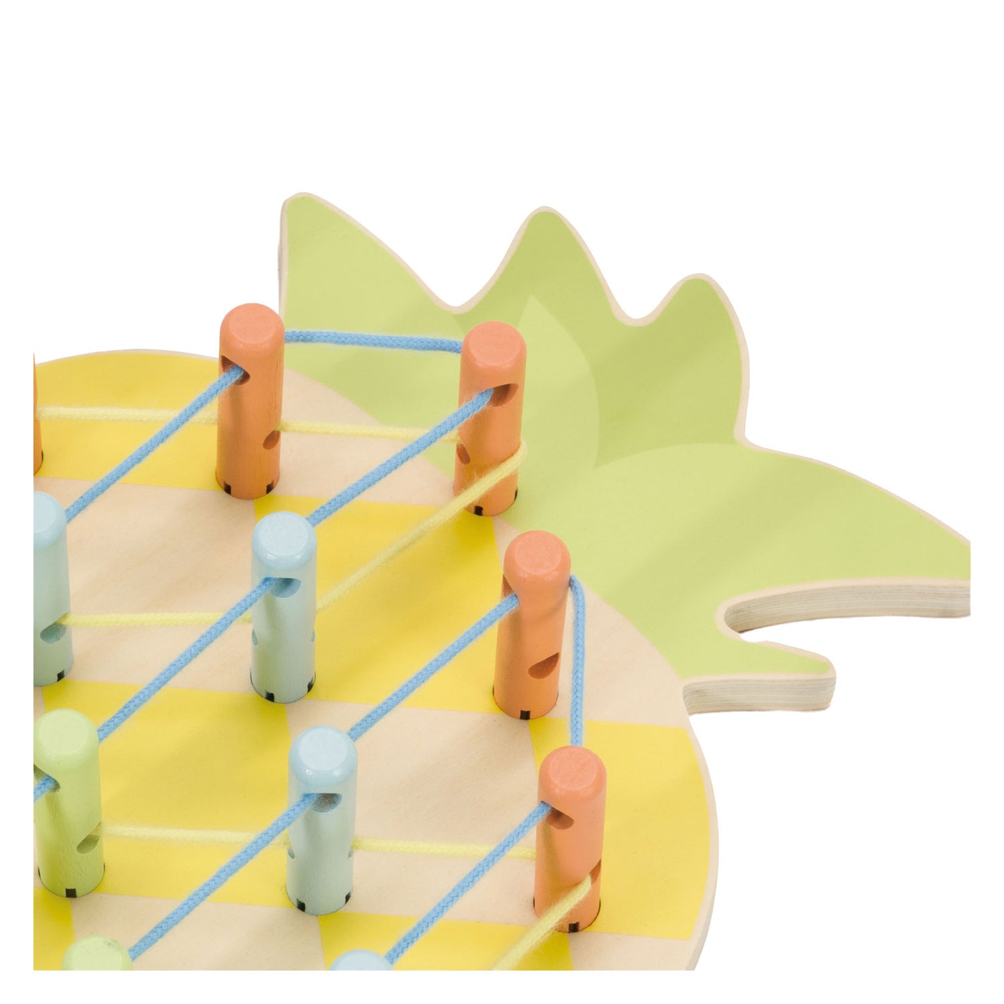 Classic World World World Wooden Piña Connecting Game, 21dlg.