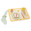 Classic World World World Wooden Breakfast Set con bandeja, 13dlg.