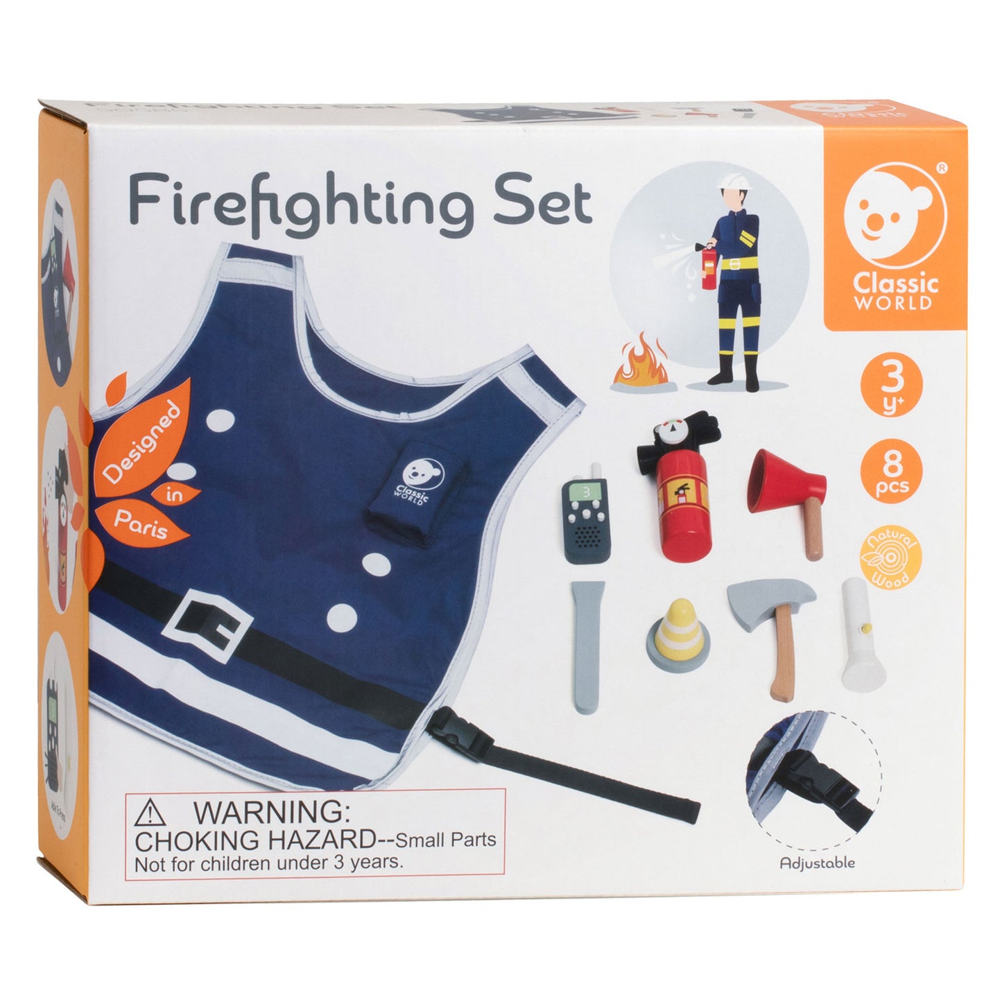 Classic World World Houten Fireman Speeltet, 8dlg.