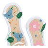 Classic World World Wood Bowlinget Flowers, 14DLG,
