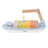 Classic world houten blokkenboot - speelgoedvoertuig