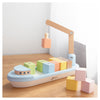 Classic world houten blokkenboot - speelgoedvoertuig