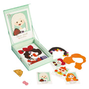 Classic World World World Magnet Case Foto Faces Azules - afbeelding 1