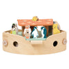Classic World World Wooden Noah's Ark Boot Bouwset with Animals, 16dlg.