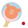 Classic World World Wooden Racket con palla per cavo
