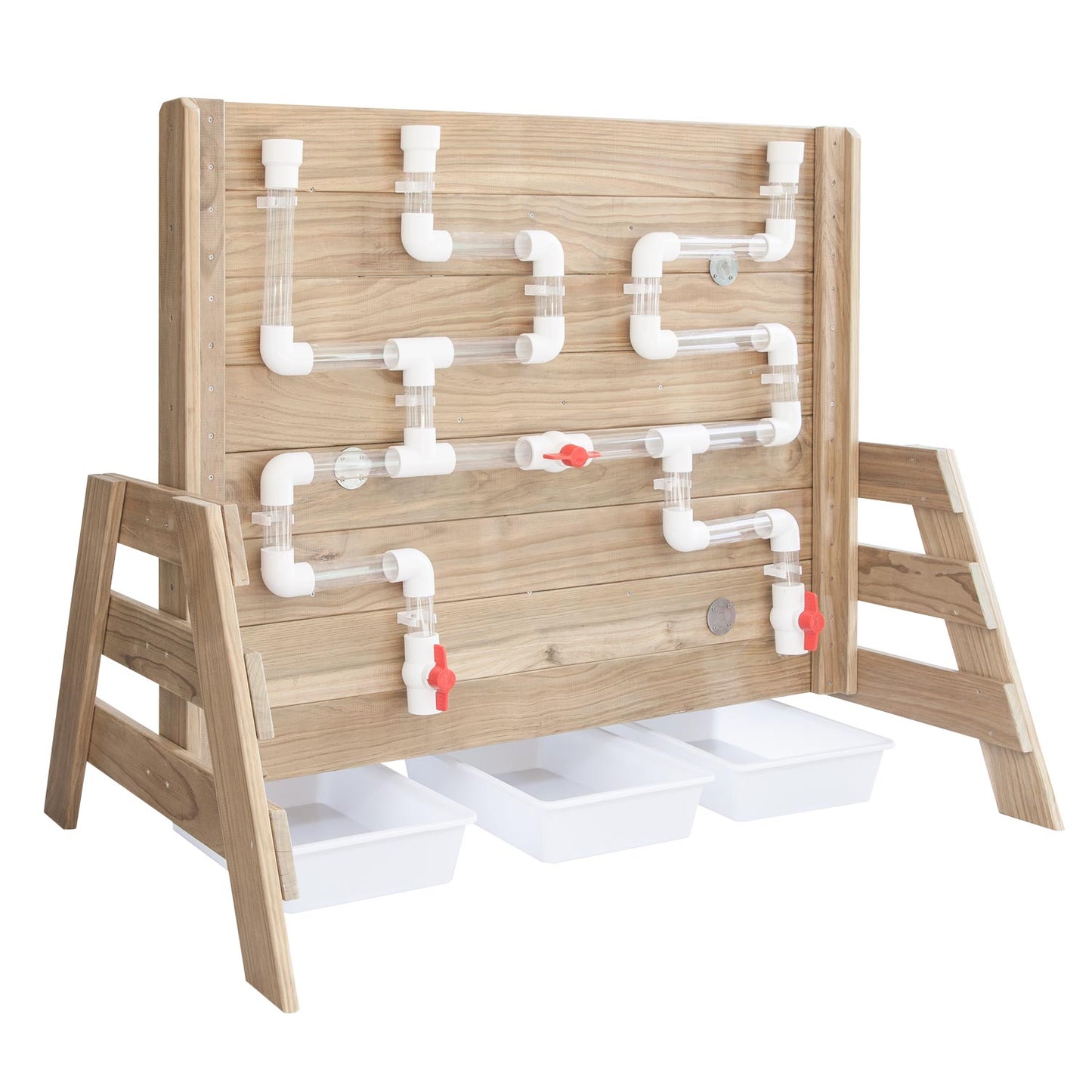 Classico World Wooden Water Play Wall a 2 lati