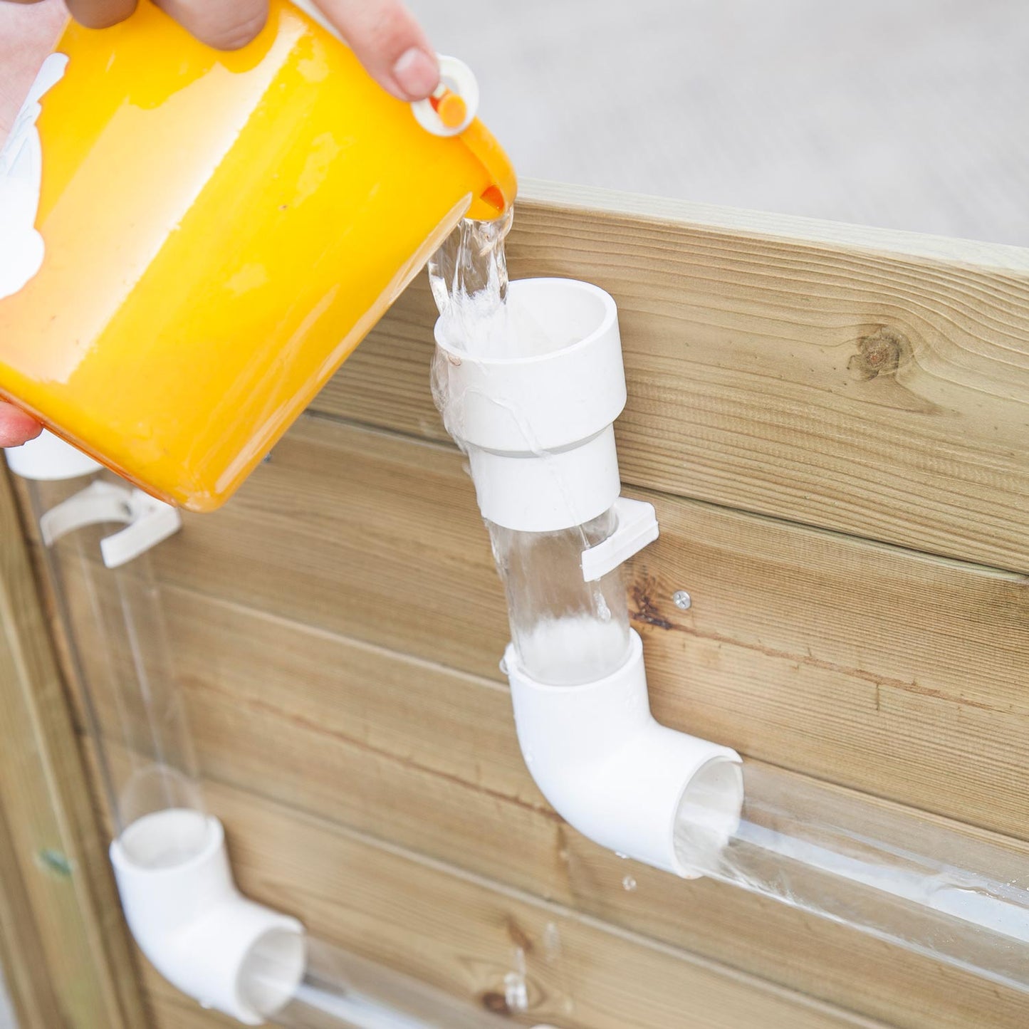 Classico World Wooden Water Play Wall a 2 lati