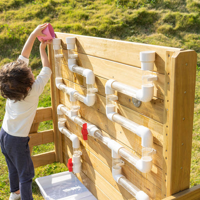 Classico World Wooden Water Play Wall a 2 lati