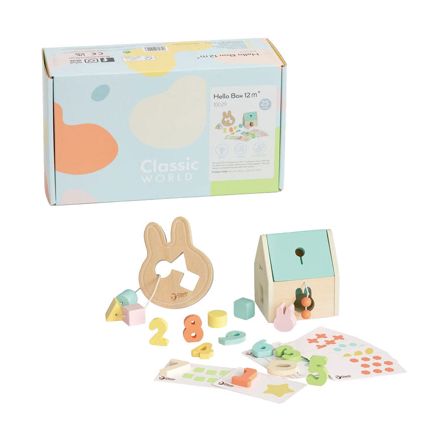 Classic World World Baby Hello Toy Box 12-18 mesi