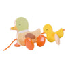 Classic world houten trekfiguur eenden - educatief peuterspeelgoed.