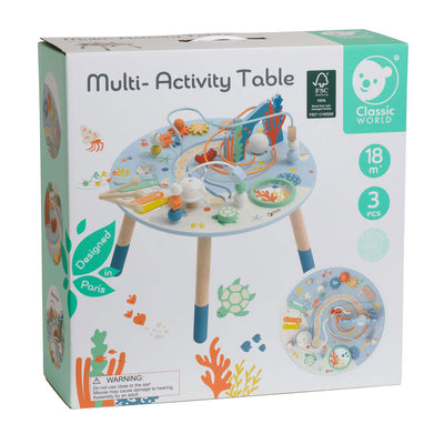 Classic World World Wood Activity Table Underwater World, 3DLG.